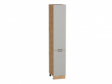 Шкаф пенал с 2-мя дверцами Флэт 2336*400*574 Light Grey In 2S / Дуб Вотан