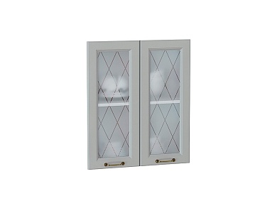 Комплект фасадов Ницца со стеклом для каркаса Ф-45 В600 712*596*16 Графит