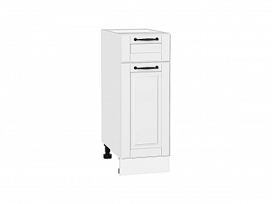 Шкаф нижний с 1-ой дверцей и ящиком Дублин 816*300*478 Special White / Белый