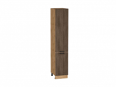 Шкаф пенал с 2-мя дверцами Флэт 2132*400*574 Brown Casella Oak 2S / Дуб Вотан