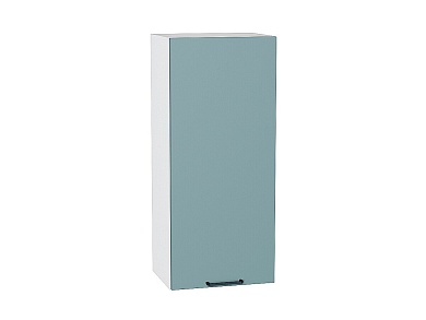 Шкаф верхний с 1-ой дверцей Флэт 920*400*318 Grey-green In 2S / Белый