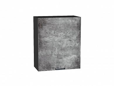 Шкаф верхний с 1-ой дверцей Флэт 716*600*318 Temple Stone 2S / Graphite