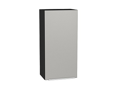 Шкаф верхний с 1-ой дверцей Фьюжн 920*450*320 Silky Light Grey / Graphite