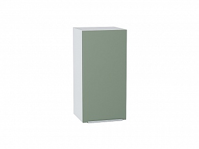 Шкаф верхний с 1-ой дверцей Фьюжн 716*350*320 Silky Mint / Белый