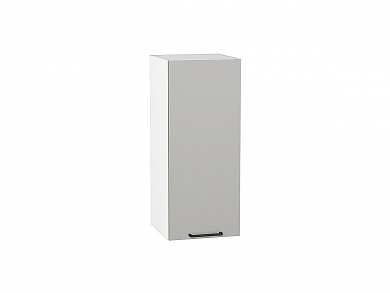 Шкаф верхний с 1-ой дверцей Флэт 716*300*318 Light Grey In 2S / Белый