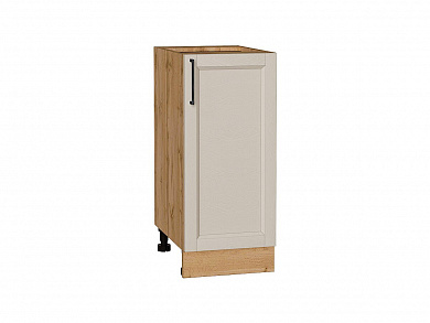 Шкаф нижний с 1-ой дверцей Сканди 816*350*480 Cream Silkwood / Дуб Вотан