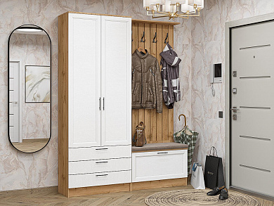 Стиль-03 2110*1600*380 White Silkwood
