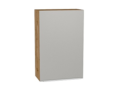 Шкаф верхний с 1-ой дверцей Фьюжн 920*600*320 Silky Light Grey / Дуб Вотан