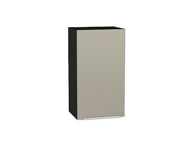 Шкаф верхний с 1-ой дверцей Фьюжн 716*400*320 Silky Grey / Graphite