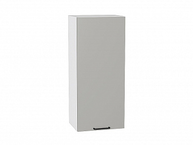 Шкаф верхний с 1-ой дверцей Флэт 920*400*318 Light Grey In 2S / Белый