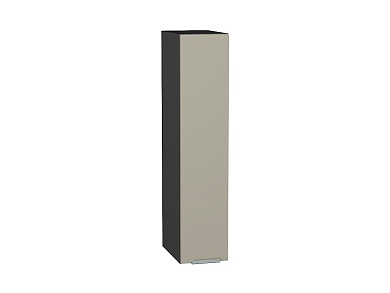 Шкаф верхний бутылочница Фьюжн 920*200*320 Silky Grey / Graphite
