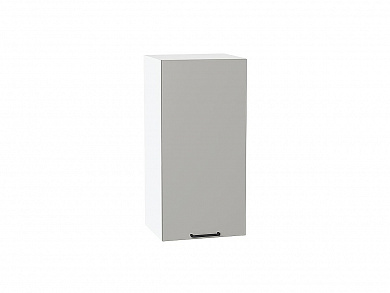 Шкаф верхний с 1-ой дверцей Флэт 716*350*318 Light Grey In 2S / Белый