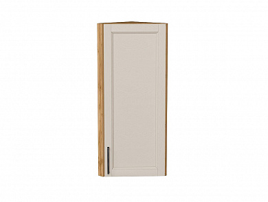 Шкаф верхний торцевой Сканди 920*300*306 Cream Silkwood / Дуб Вотан