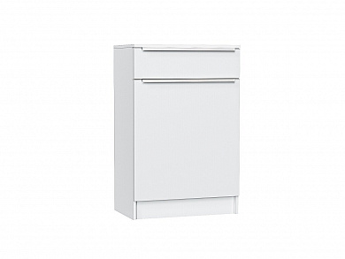 Тумба Стиль ТБ-601 с ящиком 907*600*380 Silky White