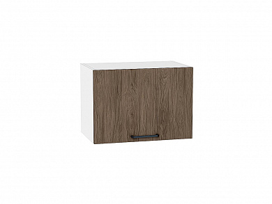 Шкаф верхний горизонтальный Флэт 358*500*318 Brown Casella Oak 2S / Белый