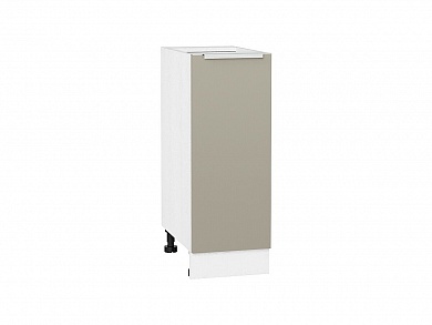 Шкаф нижний с 1-ой дверцей Фьюжн 816*300*480 Silky Grey / Белый