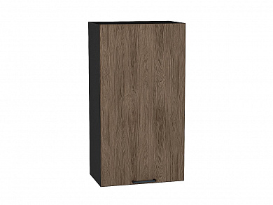 Шкаф верхний с 1-ой дверцей Флэт 920*500*318 Brown Casella Oak 2S / Graphite