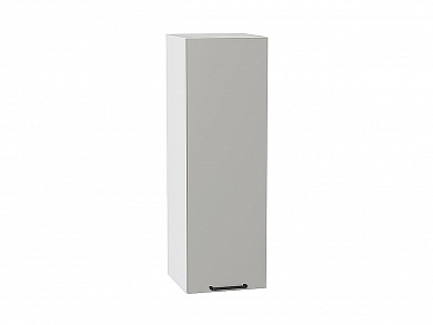 Шкаф верхний с 1-ой дверцей Флэт 920*300*318 Light Grey In 2S / Белый