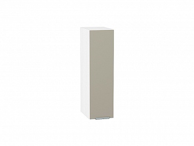 Шкаф верхний бутылочница Фьюжн 716*200*320 Silky Grey / Белый
