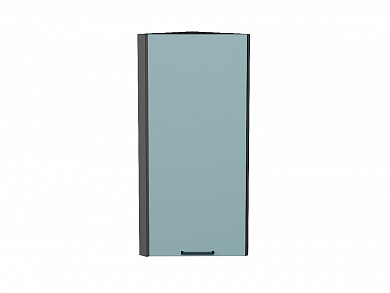 Шкаф верхний торцевой Флэт 920*300*306 Grey-green In 2S / Graphite