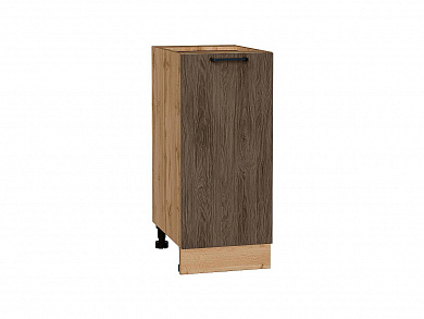 Шкаф нижний с 1-ой дверцей Флэт 816*350*478 Brown Casella Oak 2S / Дуб Вотан