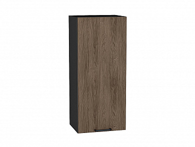 Шкаф верхний с 1-ой дверцей Флэт 920*400*318 Brown Casella Oak 2S / Graphite