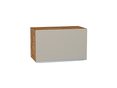 Шкаф верхний горизонтальный Фьюжн 358*600*320 Silky Grey / Дуб Вотан