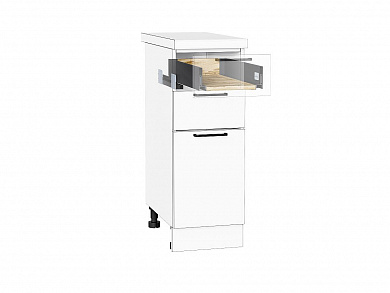 Ящик низкий POWER BOX1 85*268*447 Дуб Вотан/GRPH Графитовый