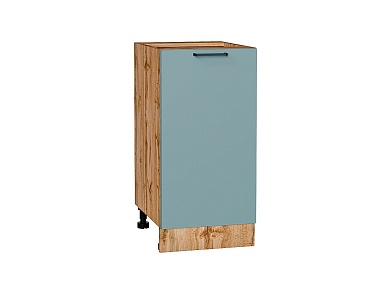 Шкаф нижний с 1-ой дверцей Флэт 816*400*478 Grey-green In 2S / Дуб Вотан