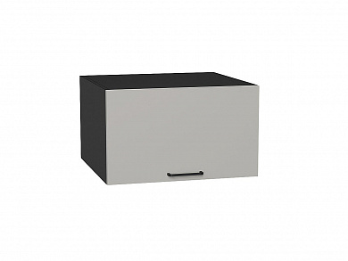 Шкаф верхний горизонтальный глубокий Флэт 358*600*574 Light Grey In 2S / Graphite