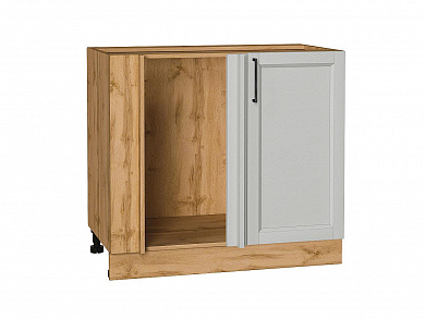 Шкаф нижний угловой Сканди 816*890*480 Grey Silkwood / Дуб Вотан