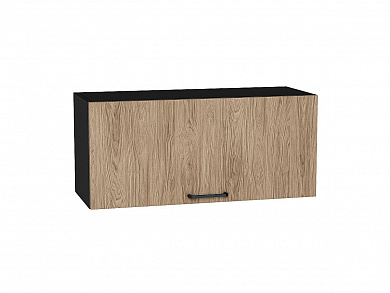 Шкаф верхний горизонтальный Флэт 358*800*318 Natural Casella Oak 2S / Graphite