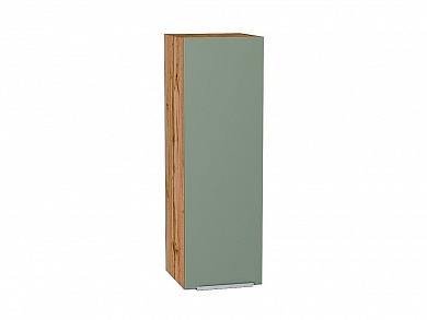 Шкаф верхний с 1-ой дверцей Фьюжн 920*300*320 Silky Mint / Дуб Вотан