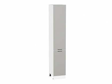 Шкаф пенал с 2-мя дверцами Флэт 2336*400*574 Light Grey In 2S / Белый