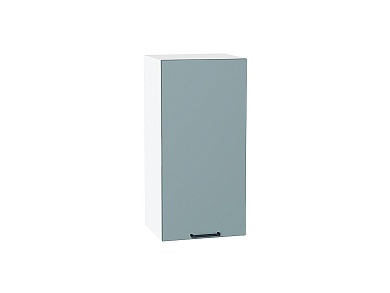 Шкаф верхний с 1-ой дверцей Флэт 716*350*318 Grey-green In 2S / Белый