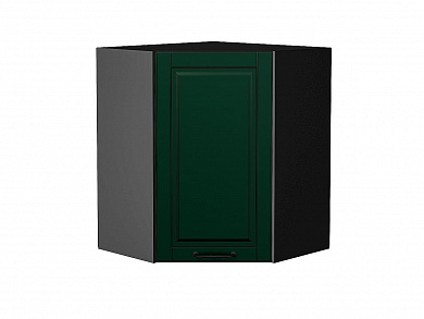 Шкаф верхний угловой Дублин 716*600*600 Special Green / Graphite