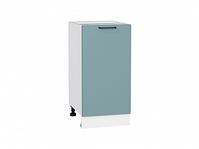 Шкаф нижний с 1-ой дверцей Флэт 816*400*478 Grey-green In 2S / Белый