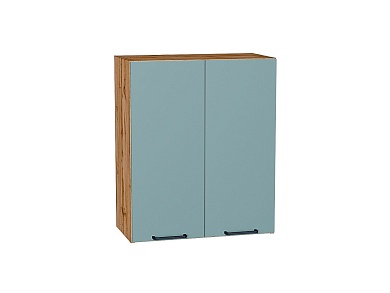Шкаф верхний с 2-мя дверцами Флэт 716*600*318 Grey-green In 2S / Дуб Вотан