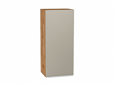 Шкаф верхний с 1-ой дверцей Фьюжн 920*400*320 Silky Grey / Дуб Вотан