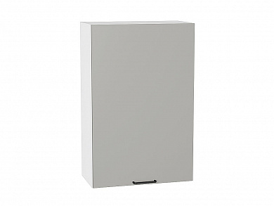 Шкаф верхний с 1-ой дверцей Флэт 920*600*318 Light Grey In 2S / Белый