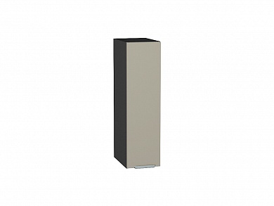 Шкаф верхний бутылочница Фьюжн 716*200*320 Silky Grey / Graphite