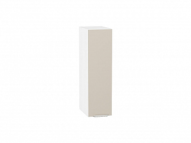 Шкаф верхний бутылочница Фьюжн 716*200*320 Cream Silk / Белый