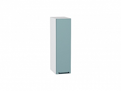 Шкаф верхний бутылочница Флэт 716*200*318 Grey-green In 2S / Белый