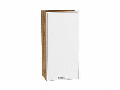 Шкаф верхний с 1-ой дверцей Квадро 920*450*321 Белый / Дуб Вотан