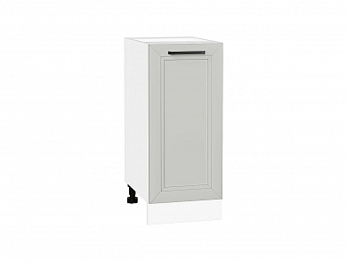 Шкаф нижний с 1-ой дверцей Нео 816*350*480 Grey Silk / Белый