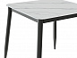 Стол Uni-Form-S.2B 800*800*750 SBlack/White Matt Marble