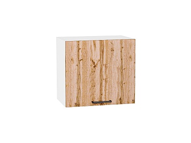 Шкаф верхний горизонтальный Флэт 458*500*318 Wotan Oak 2S / Белый