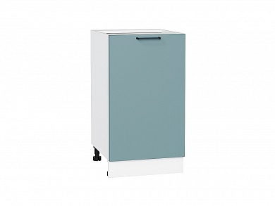 Шкаф нижний с 1-ой дверцей Флэт 816*450*478 Grey-green In 2S / Белый