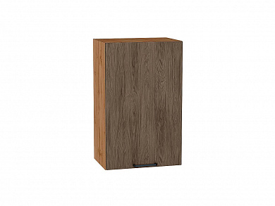 Шкаф верхний с 1-ой дверцей Флэт 716*450*318 Brown Casella Oak 2S / Дуб Вотан