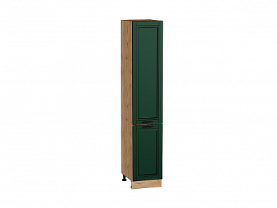 Шкаф пенал с 2-мя дверцами Дублин 2132*400*574 Special Green / Дуб Вотан